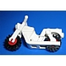 Part x81c01 Motorcycle Old with Red Wheels - Complete Assembly 